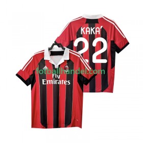 Herre Fotballdrakter AC Milan KAKA 22 2012 2013 Hjemme Retro Kortermet
